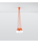 Pendant lamps - Sollux DIEGO 5 pendant lamp orange SL.0586 - product 2