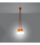Pendant lamps - Sollux DIEGO 5 pendant lamp orange SL.0586 - product 3