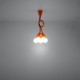 Sollux Lampa wisząca DIEGO 5 pomarańczowy SL.0586