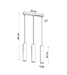 Pendant lamps - Sollux PABLO 3L pendant lamp white SL.0630 - product 4