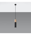Sollux Lampa wisząca PABLO czarna SL.0632 Sollux Lampa wisząca PABLO czarna SL.0632
