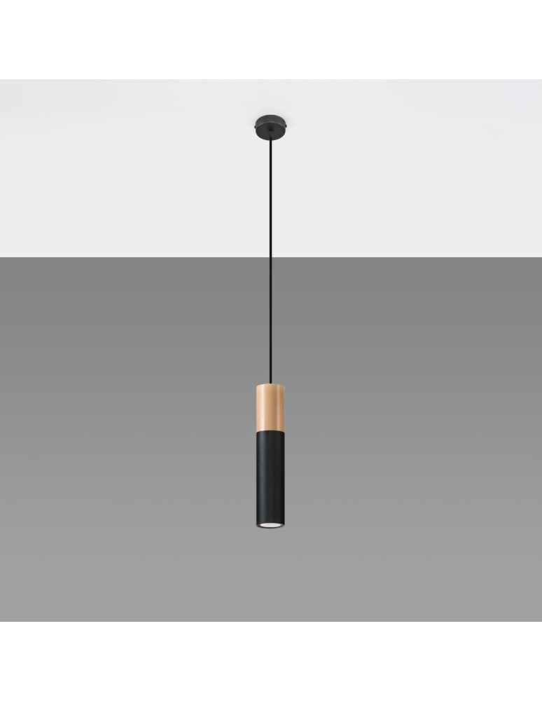 Pendant lamps - Sollux PABLO pendant lamp black SL.0632 - product kolory-swiatla.pl 2