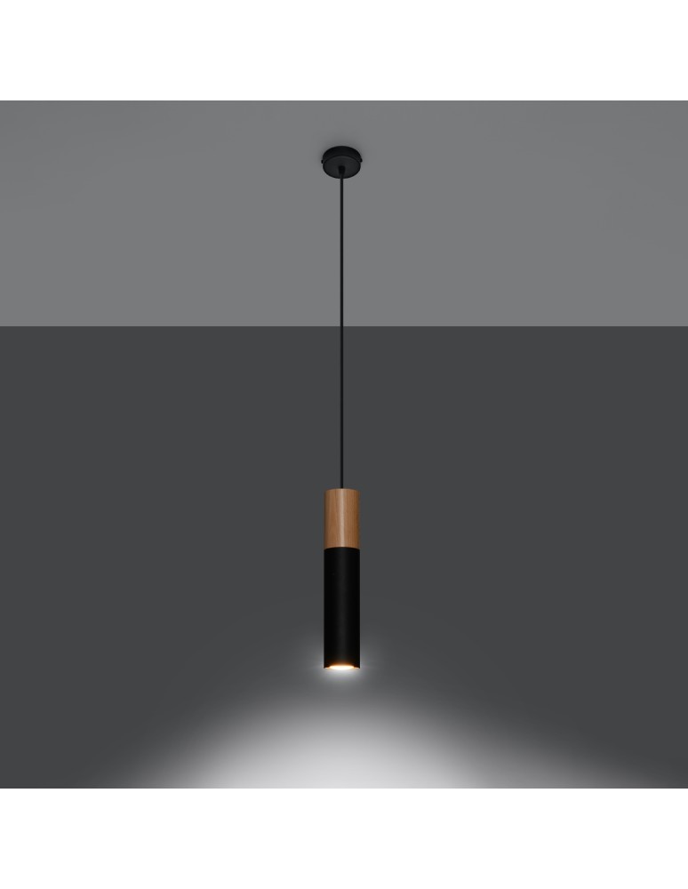 Pendant lamps - Sollux PABLO pendant lamp black SL.0632 - product kolory-swiatla.pl 3
