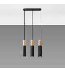 Pendant lamps - Sollux PABLO 3L pendant lamp black SL.0634 - product 2