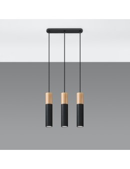 Sollux PABLO 3L pendant lamp black SL.0634 - product 2