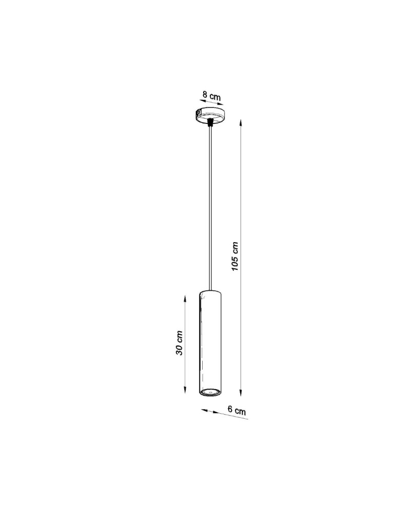 Pendant lamps - Sollux LINO 1 pendant lamp SL.0636 - product kolory-swiatla.pl 4