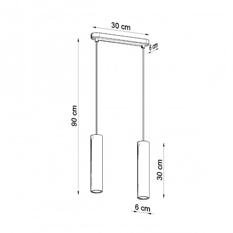 Sollux Lampa wisząca LINO 2 SL.0637