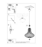 Pendant lamps - Sollux ELZA pendant lamp SL.0641 - product 5