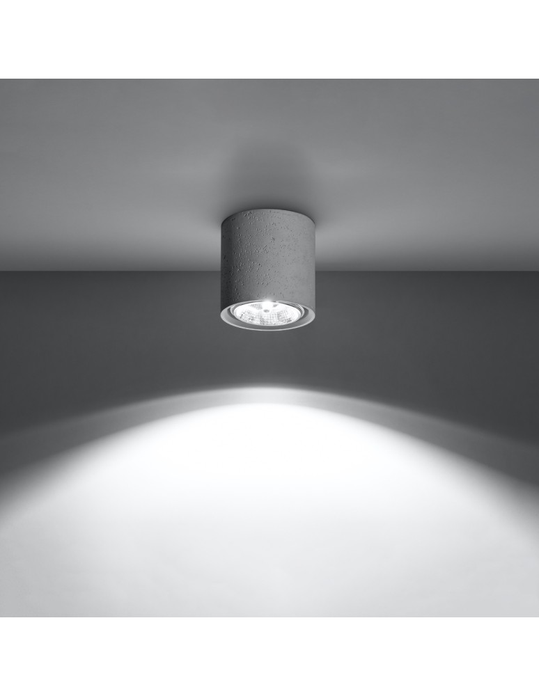 Ceiling lamps - Sollux Plafond CULLO 140 concrete SL.0645 - product kolory-swiatla.pl 3