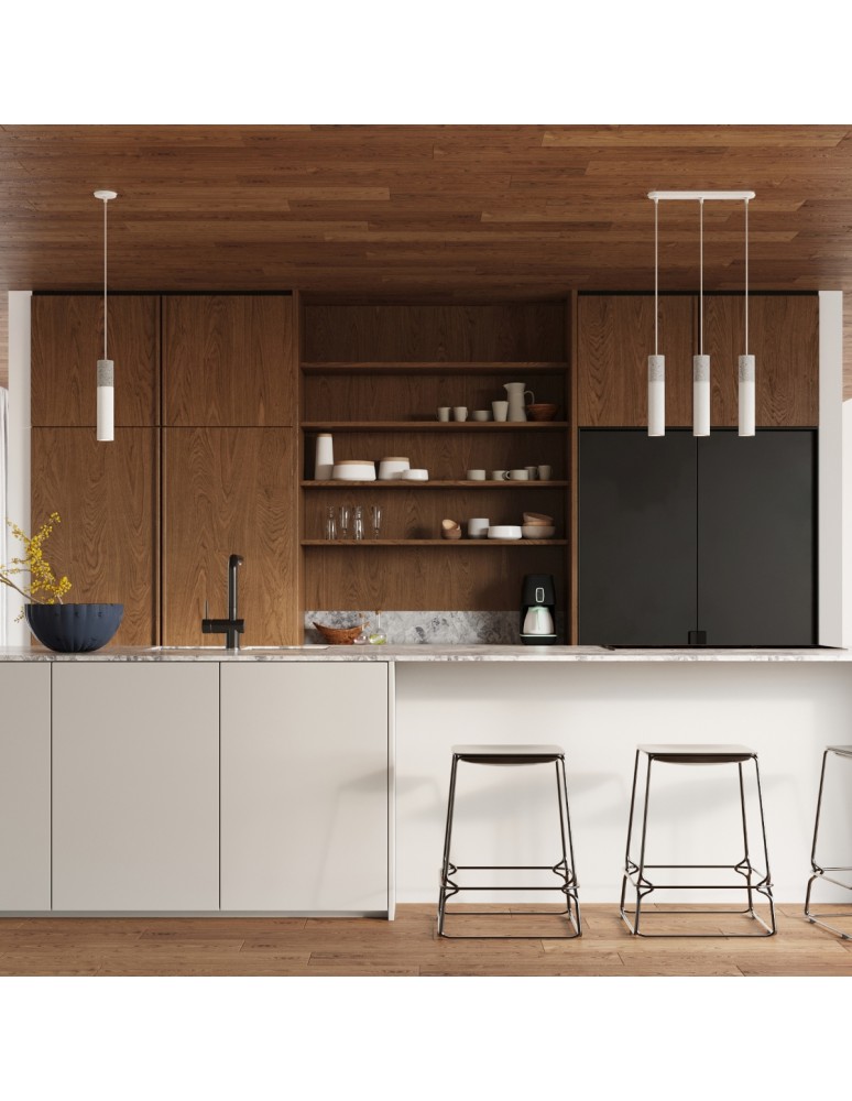 Pendant lamps - Sollux BORGIO 1 pendant lamp white SL.0647 - product kolory-swiatla.pl 6