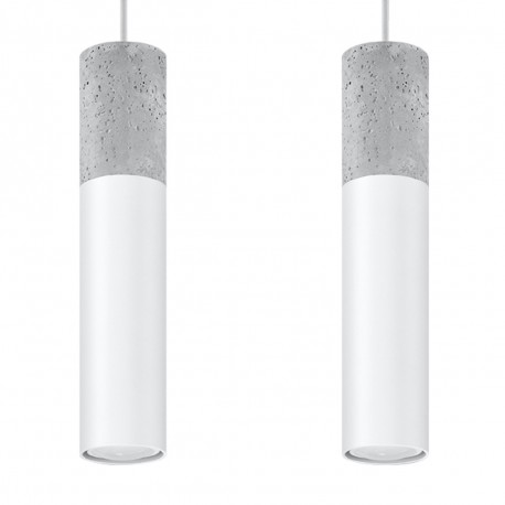 Sollux Lampa wisząca BORGIO 2 biały SL.0648