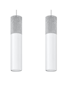 Sollux BORGIO 2 pendant lamp white SL.0648