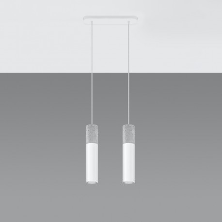 Sollux Lampa wisząca BORGIO 2 biały SL.0648