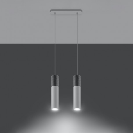 Sollux Lampa wisząca BORGIO 2 biały SL.0648
