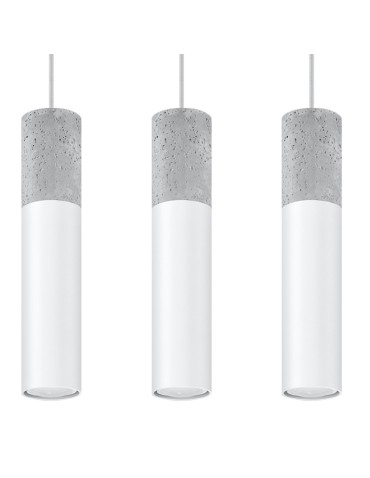 Sollux BORGIO 3L pendant lamp white SL.0649