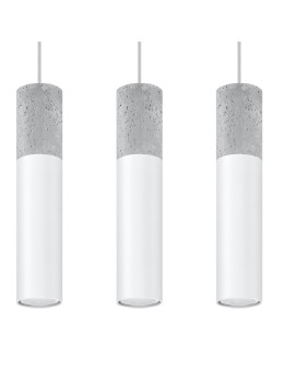 Sollux Lampa wisząca BORGIO 3L biały SL.0649