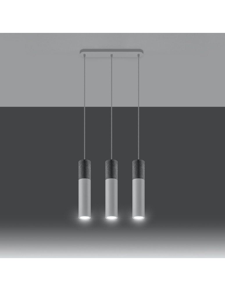 Sollux Lampa wisząca BORGIO 3L biały SL.0649