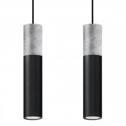Sollux Lampa wisząca BORGIO 2 czarny SL.0651