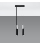 Pendant lamps - Sollux BORGIO 2 pendant lamp black SL.0651 - product 2