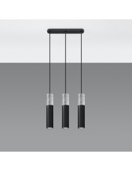 Sollux Lampa wisząca BORGIO 3L czarny SL.0652 - produkt 2