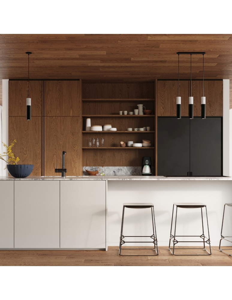 Pendant lamps - Sollux BORGIO 3L pendant lamp black SL.0652 - product kolory-swiatla.pl 6