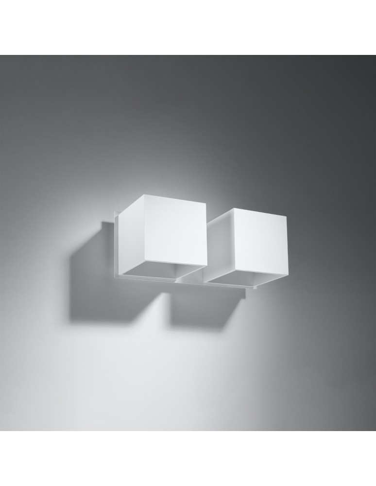 Sollux Kinkiet QUAD 2 biały  SL.0656