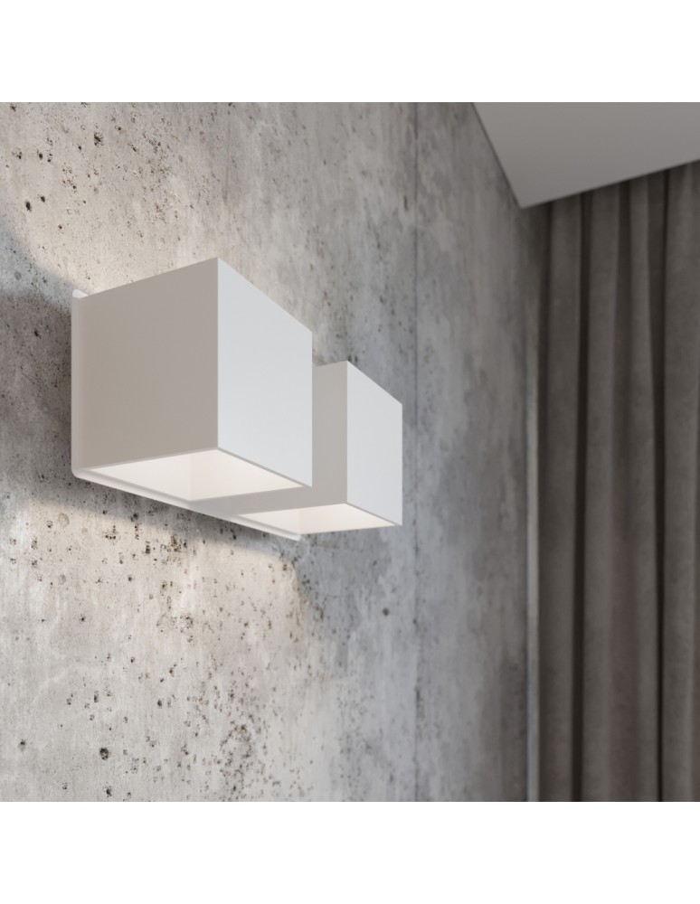Wall lamps - Sollux Wall lamp QUAD 2 white SL.0656 - product kolory-swiatla.pl 9