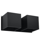 Wall lamps - Sollux QUAD 2 wall lamp black SL.0657 - product 1