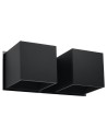 Sollux QUAD 2 wall lamp black SL.0657