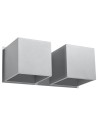 Sollux Wall lamp QUAD 2 gray SL.0658