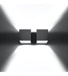 Wall lamps - Sollux Wall lamp QUAD 2 gray SL.0658 - product 3
