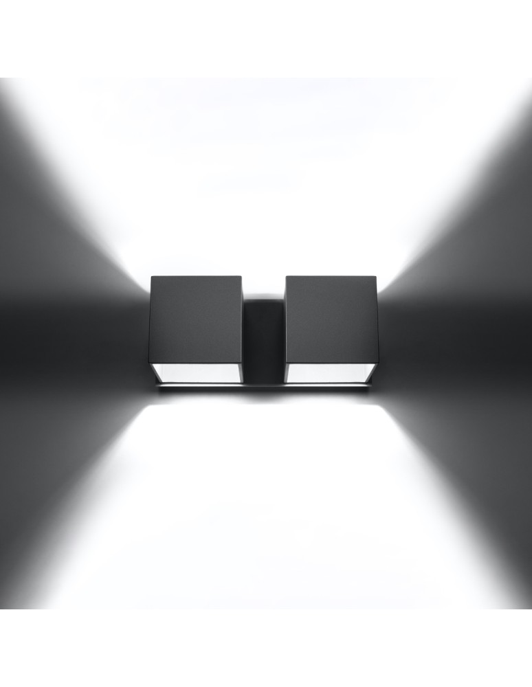 Sollux Kinkiet QUAD 2 szary SL.0658