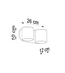 Wall lamps - Sollux Wall lamp ORBIS 2 white SL.0659 - product 5