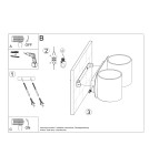 Wall lamps - Sollux Wall lamp ORBIS 2 white SL.0659 - product 6