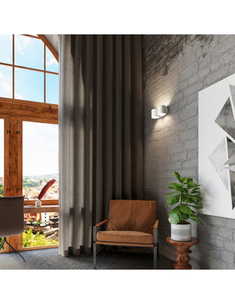 Wall lamps - Sollux Wall lamp ORBIS 2 white SL.0659 - product kolory-swiatla.pl 7