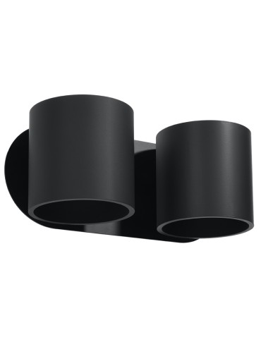 Sollux Wall lamp ORBIS 2 black SL.0660