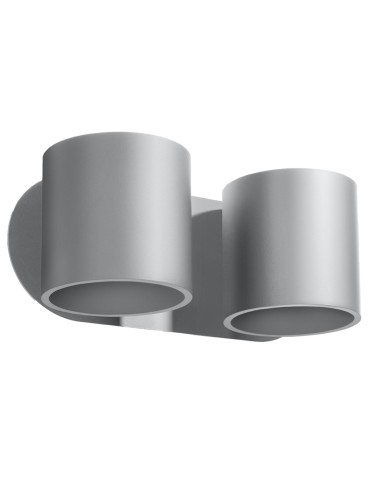 Sollux Kinkiet ORBIS 2 szary SL.0661