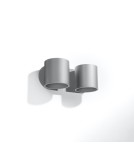 Wall lamps - Sollux Wall lamp ORBIS 2 gray SL.0661 - product 2