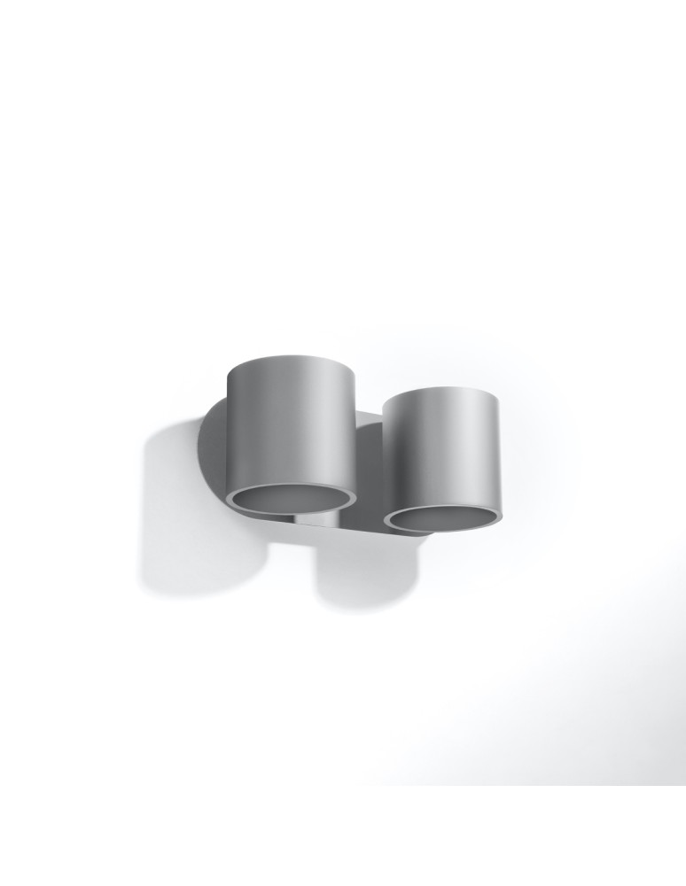 Wall lamps - Sollux Wall lamp ORBIS 2 gray SL.0661 - product kolory-swiatla.pl 2