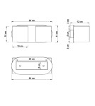 Sollux Kinkiet ORBIS 2 szary SL.0661