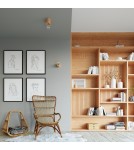 Ceiling lamps - Sollux Plafond SALGADO natural wood SL.0672 - product 7