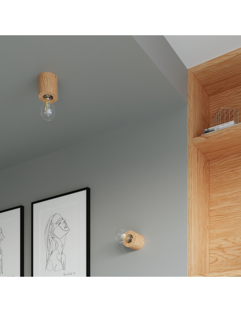 Ceiling lamps - Sollux Plafond SALGADO natural wood SL.0672 - product kolory-swiatla.pl 8