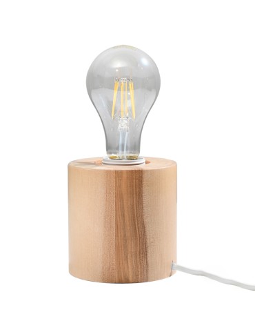 Sollux SALGADO desk lamp natural wood SL.0674