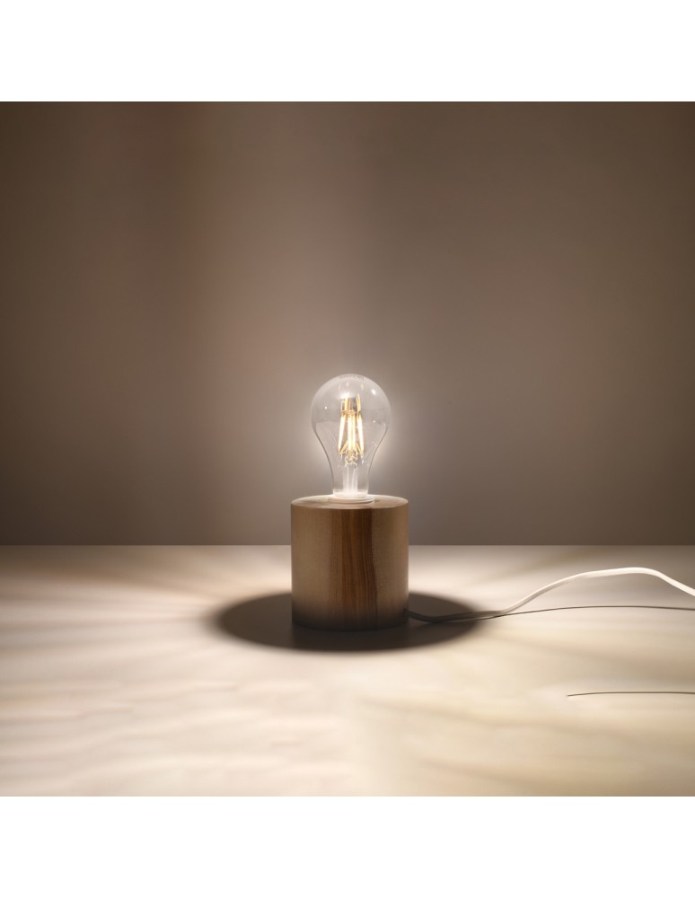 Table lamps - Sollux SALGADO desk lamp natural wood SL.0674 - product kolory-swiatla.pl 3