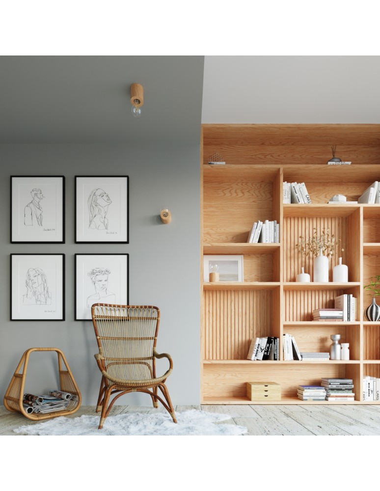 Table lamps - Sollux SALGADO desk lamp natural wood SL.0674 - product kolory-swiatla.pl 7