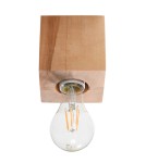 Ceiling lamps - Sollux Plafond ARIZ natural wood SL.0675 - product 1