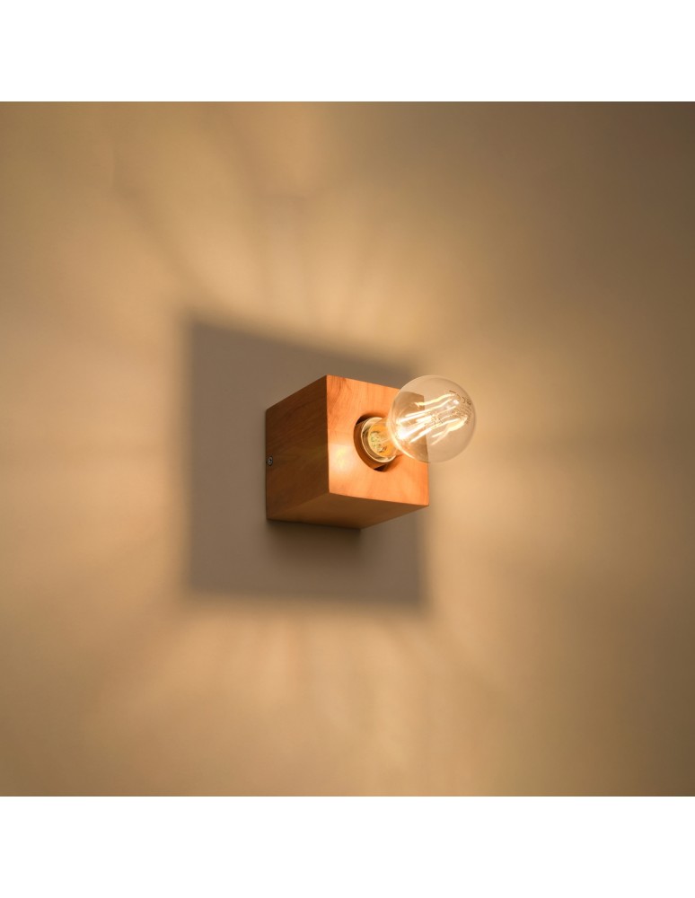 Wall lamps - Sollux Wall lamp ARIZ natural wood SL.0676 - product kolory-swiatla.pl 3