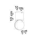 Ceiling lamps - Sollux Plafond SALGADO concrete SL.0678 - product 4