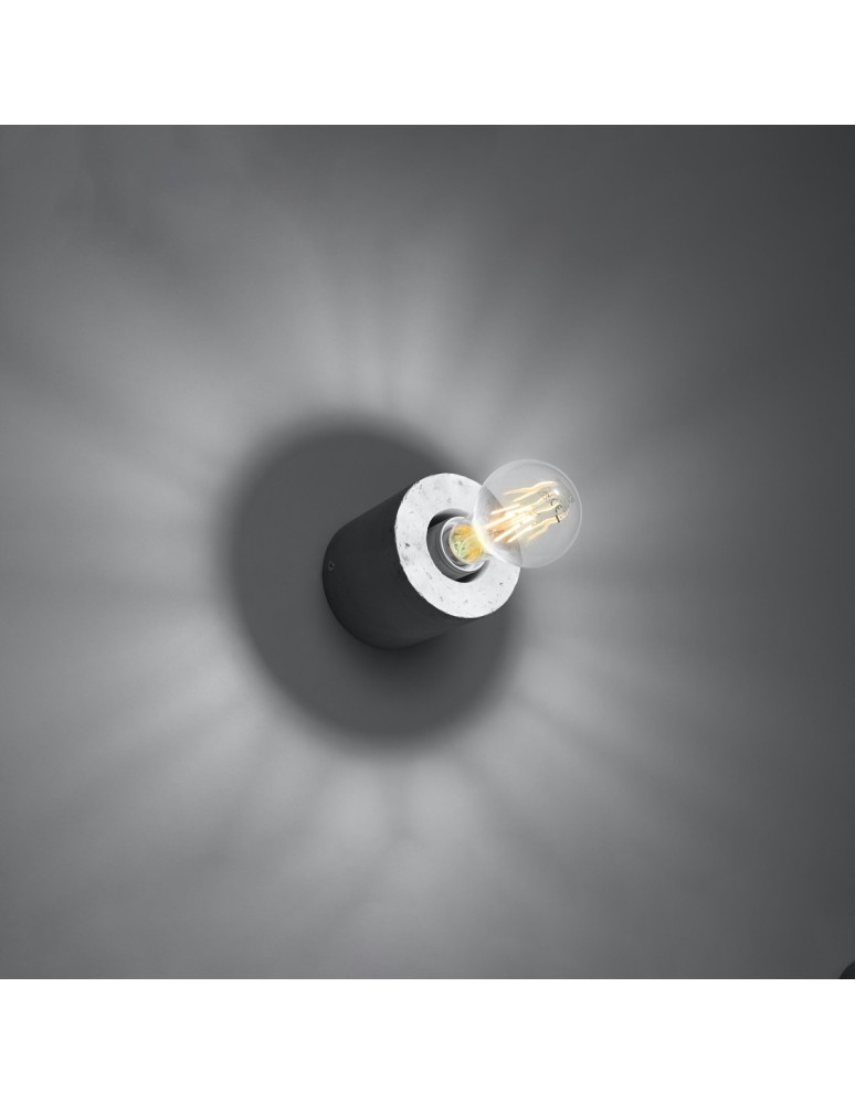 Wall lamps - Sollux Wall lamp SALGADO concrete SL.0679 - product kolory-swiatla.pl 3