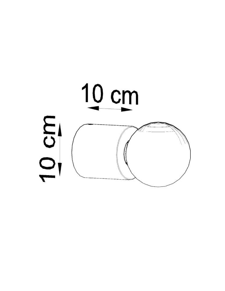 Wall lamps - Sollux Wall lamp SALGADO concrete SL.0679 - product kolory-swiatla.pl 4